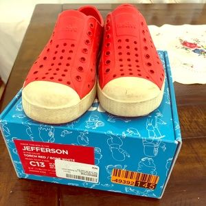 Red Native Jefferson big kid size 13